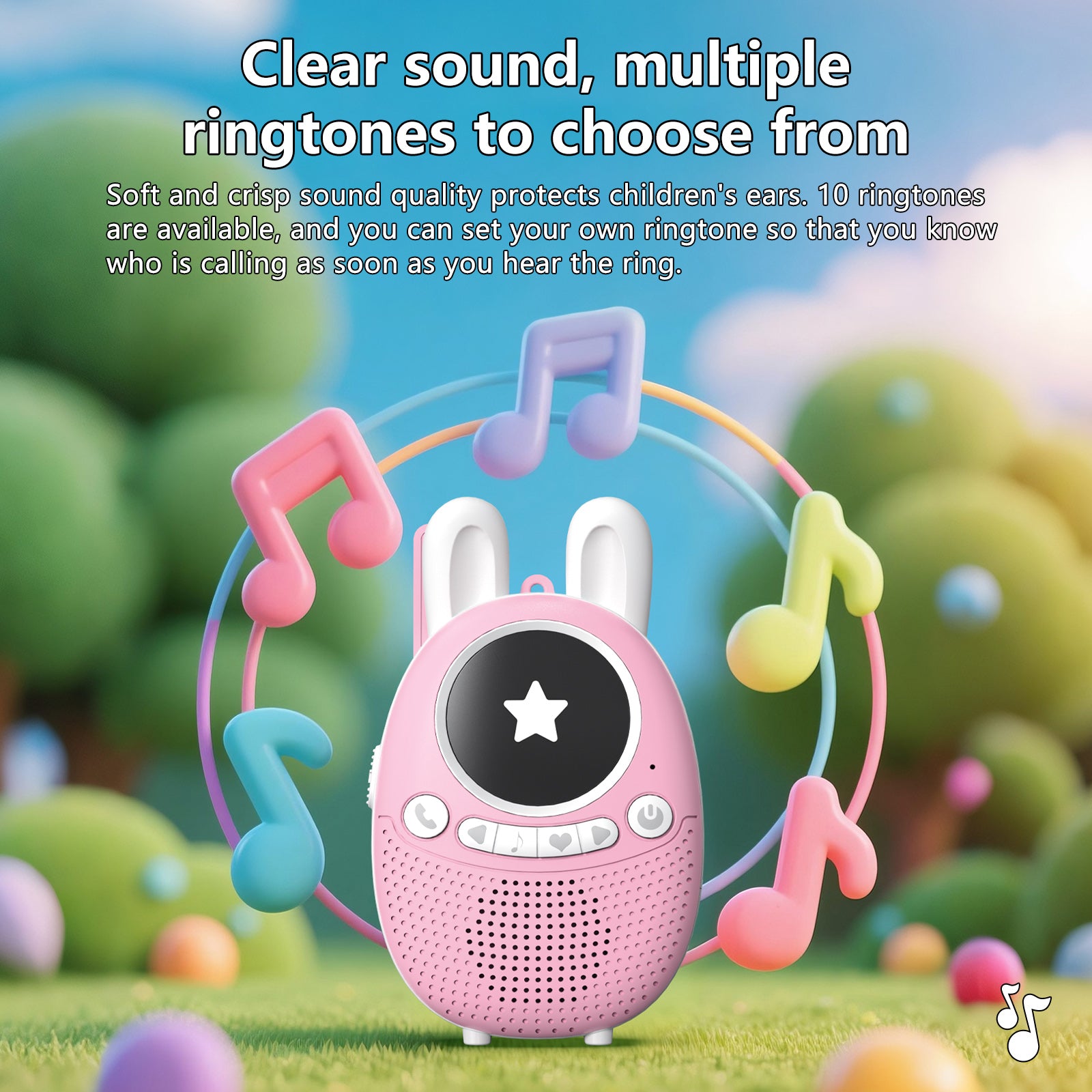 Walkie Talkies for Kids Rechargeable, 1000ft Long Range 2-Way Radio, Toy Gifts for 3-12 Year Old Boys Girls Indoor Outdoor Games/Camping/Hiking (Blue/Pink)